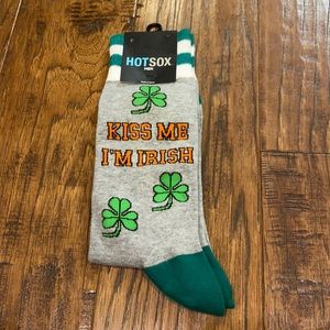 Men’s Irish Socks Kiss me I’m Irish 10-13 sock size